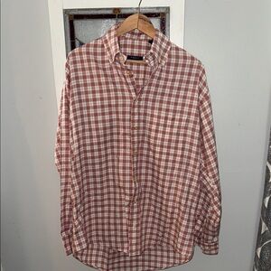Burberry Men’s Plaid Button Down Shirt